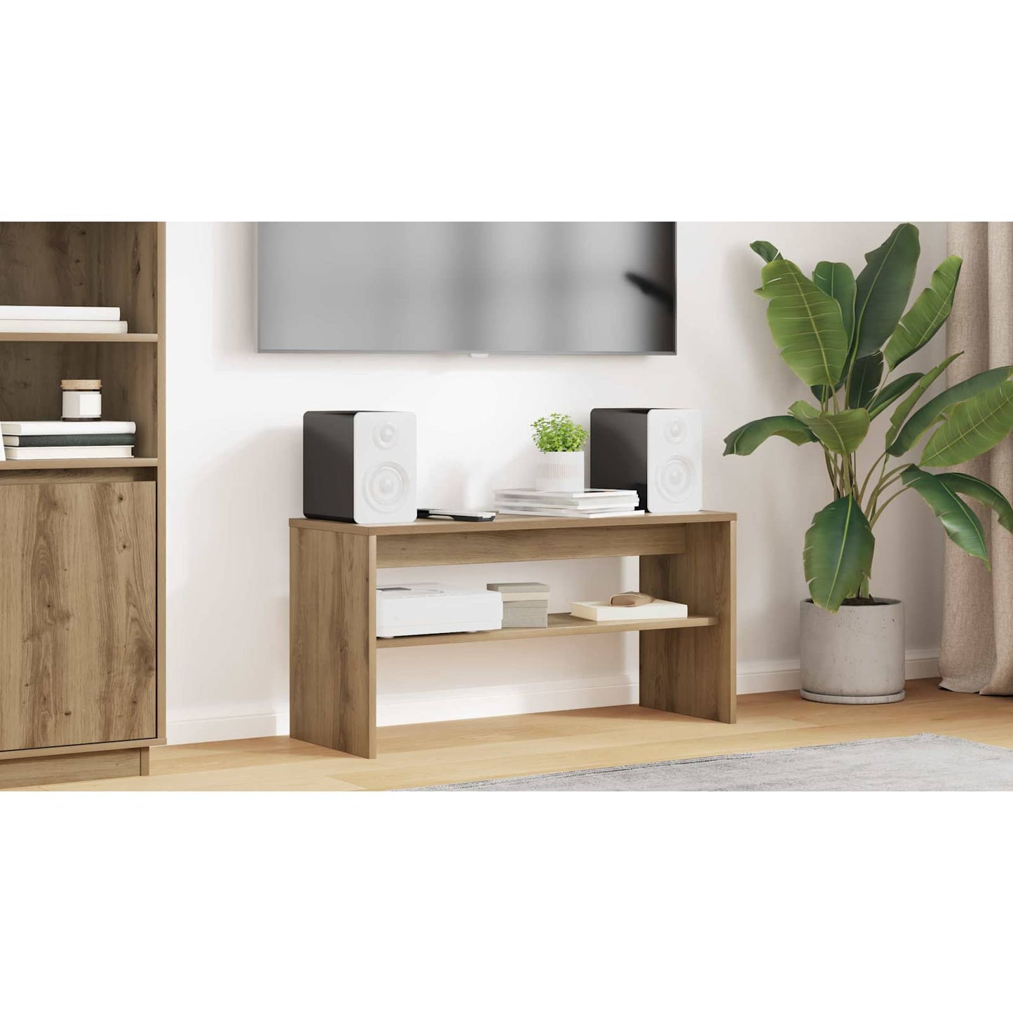 TV Cabinet Artisan Oak 80 x 30 x 40 cm Engineered Wood