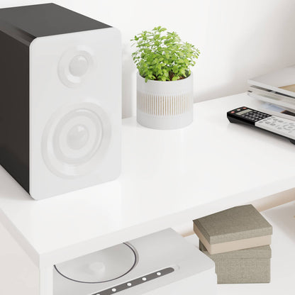 TV Cabinet White 100 x 30 x 40 cm Engineered Wood