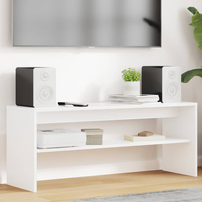 TV Cabinet 100 x 30 x 40 cm White Engineered Wood