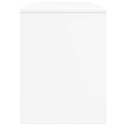 TV Cabinet 100 x 30 x 40 cm White Engineered Wood