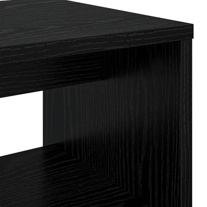 TV Cabinet 100 x 30 x 40 cm Black Oak Engineered Wood