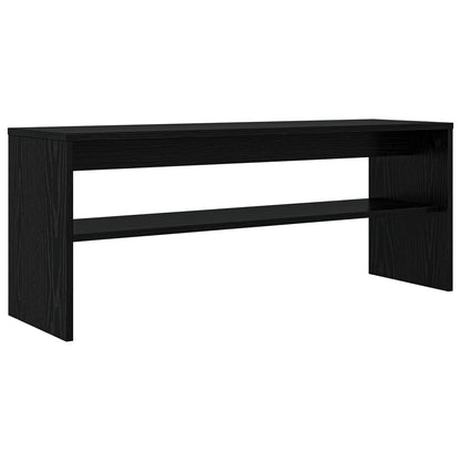 TV Cabinet 100 x 30 x 40 cm Black Oak Engineered Wood