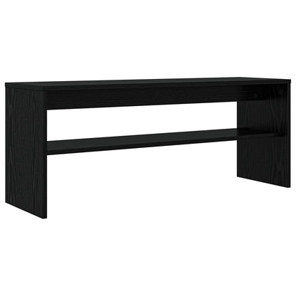 TV Cabinet 100 x 30 x 40 cm Black Oak Engineered Wood