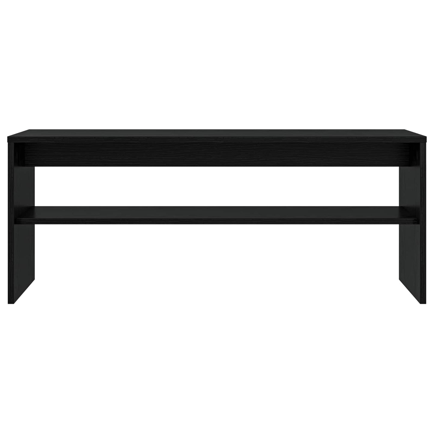 TV Cabinet Black Oak 100 x 30 x 40 cm Engineered Wood