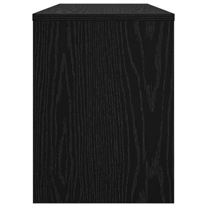 TV Cabinet 100 x 30 x 40 cm Black Oak Engineered Wood