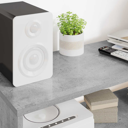 TV Cabinet 100 x 30 x 40 cm Concrete Grey Engineered Wood