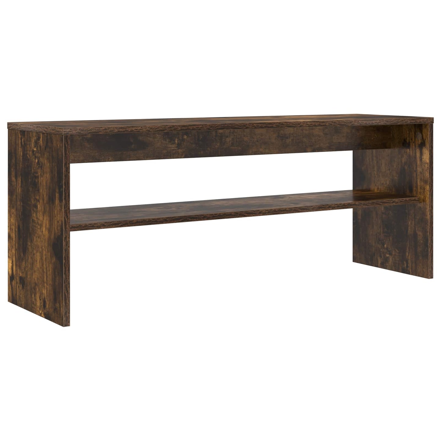 TV Cabinet Smoked Oak 100 x 30 x 40 cm Engineered Wood