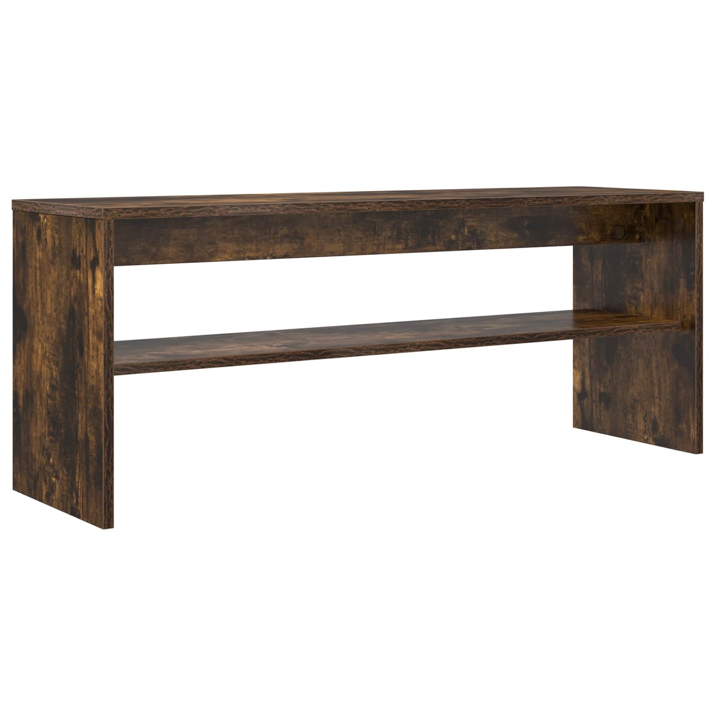 TV Cabinet Smoked Oak 100 x 30 x 40 cm Engineered Wood