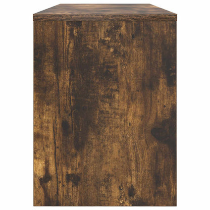 TV Cabinet Smoked Oak 100 x 30 x 40 cm Engineered Wood