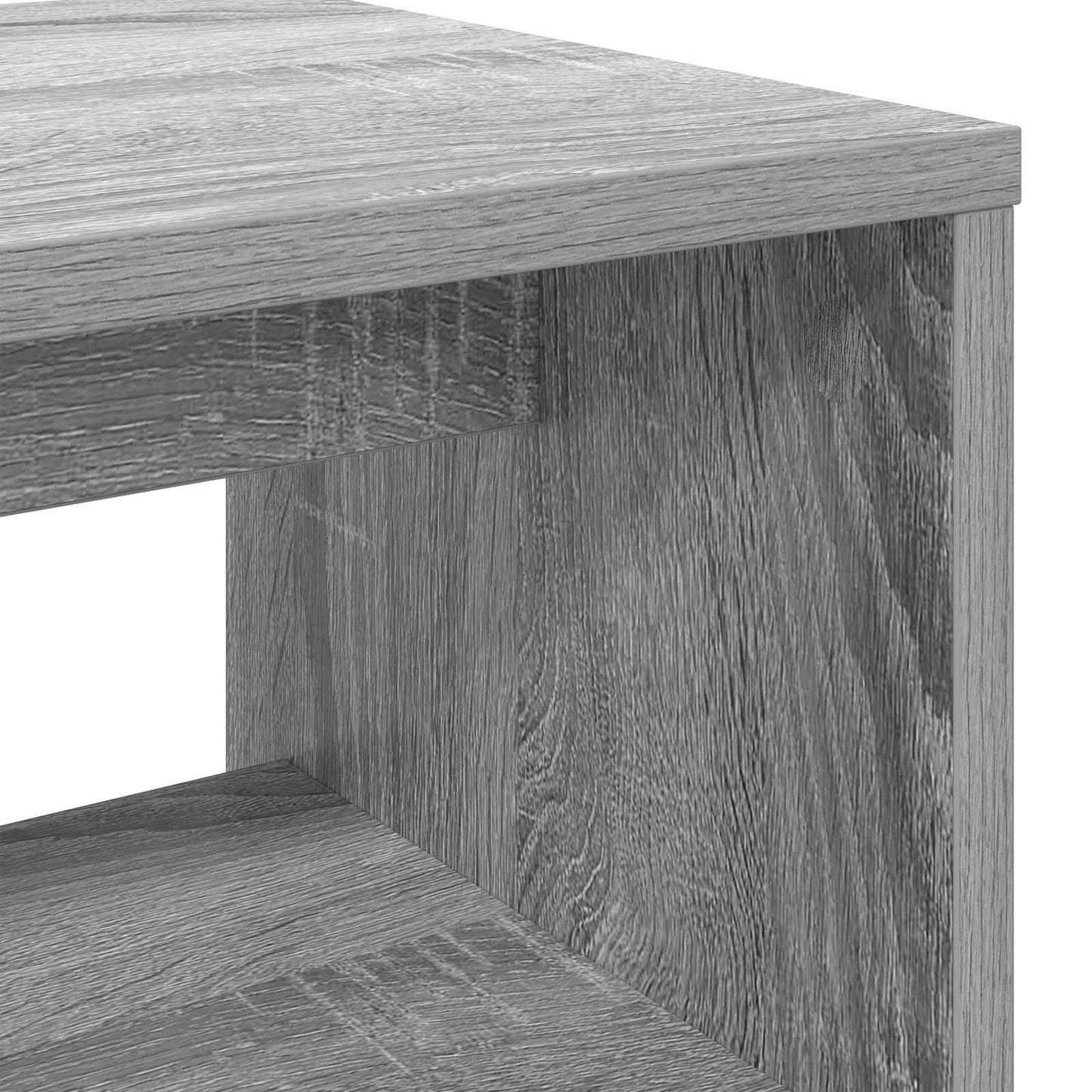 TV Cabinet Grey Sonoma 100 x 30 x 40 cm Engineered Wood
