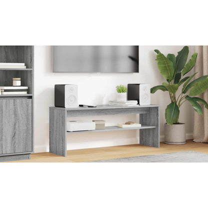 TV Cabinet Grey Sonoma 100 x 30 x 40 cm Engineered Wood