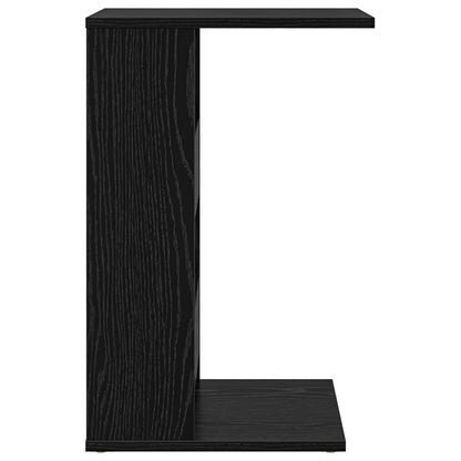 Side Table Black Oak 40 x 35 x 60.5 cm Engineered Wood