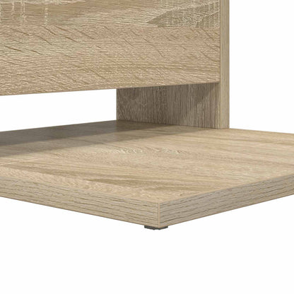 Side Table Sonoma Oak 40 x 35 x 60.5 cm Engineered Wood