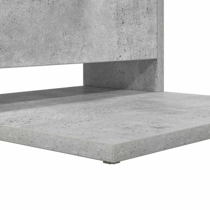 Side Table Concrete Grey 40 x 35 x 60.5 cm Engineered Wood