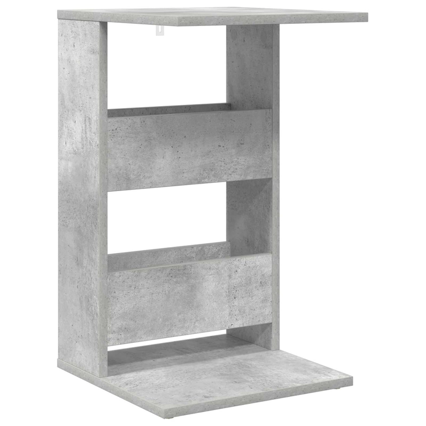 Side Table Concrete Grey 40 x 35 x 60.5 cm Engineered Wood