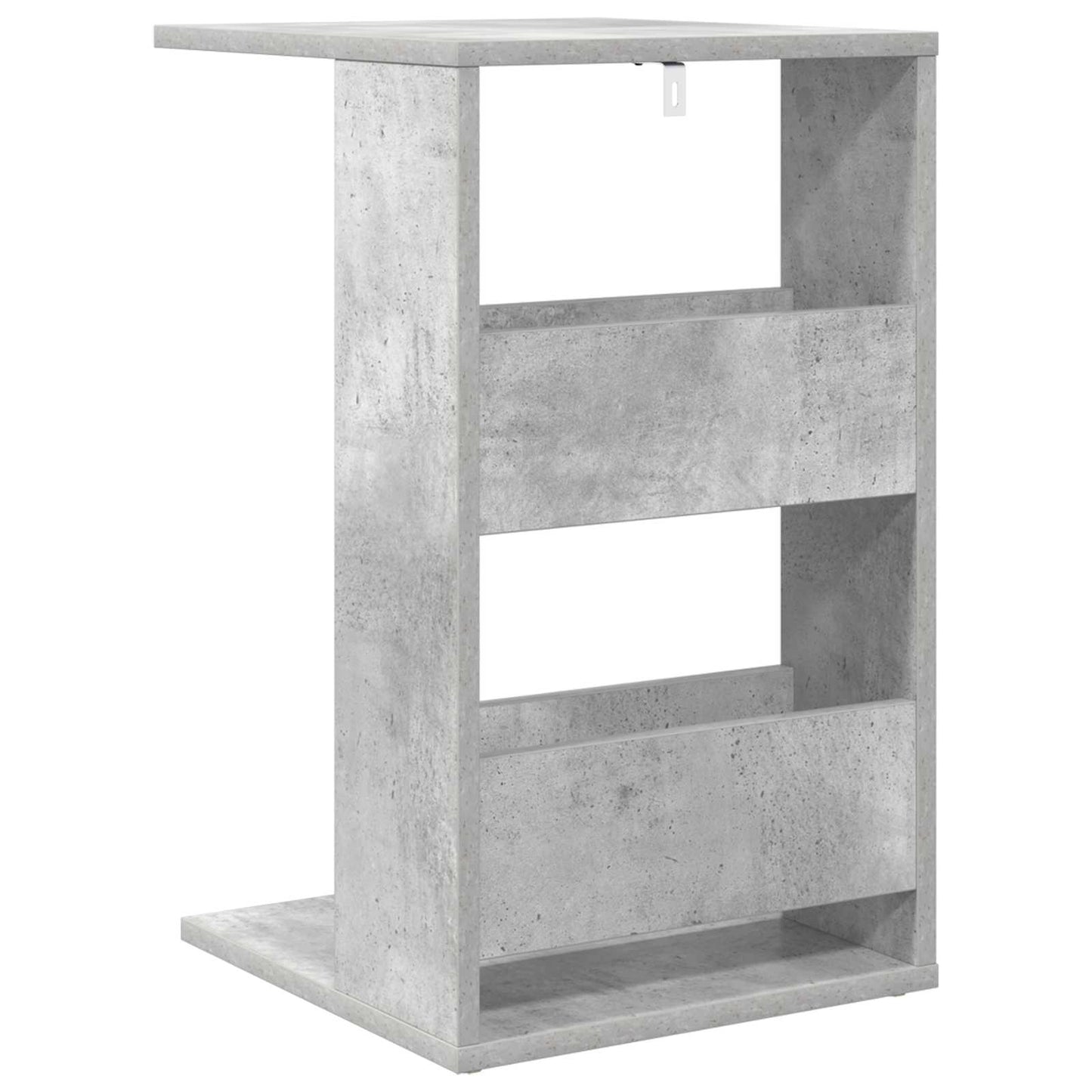 Side Table Concrete Grey 40 x 35 x 60.5 cm Engineered Wood