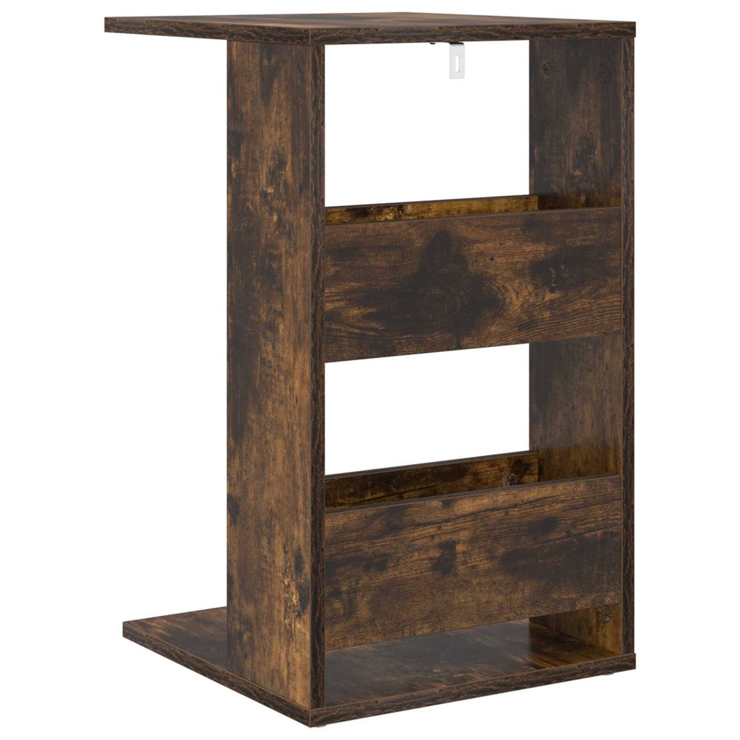 Side Table Smoked Oak 40 x 35 x 60.5 cm Engineered Wood