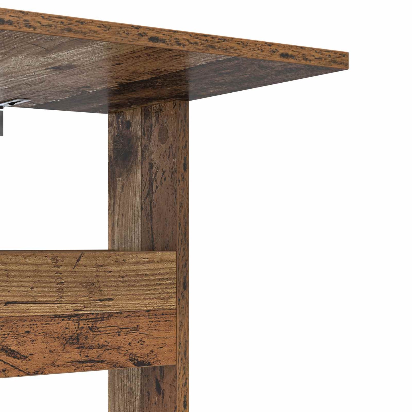 Side Table Old Wood 40 x 35 x 60.5 cm Engineered Wood
