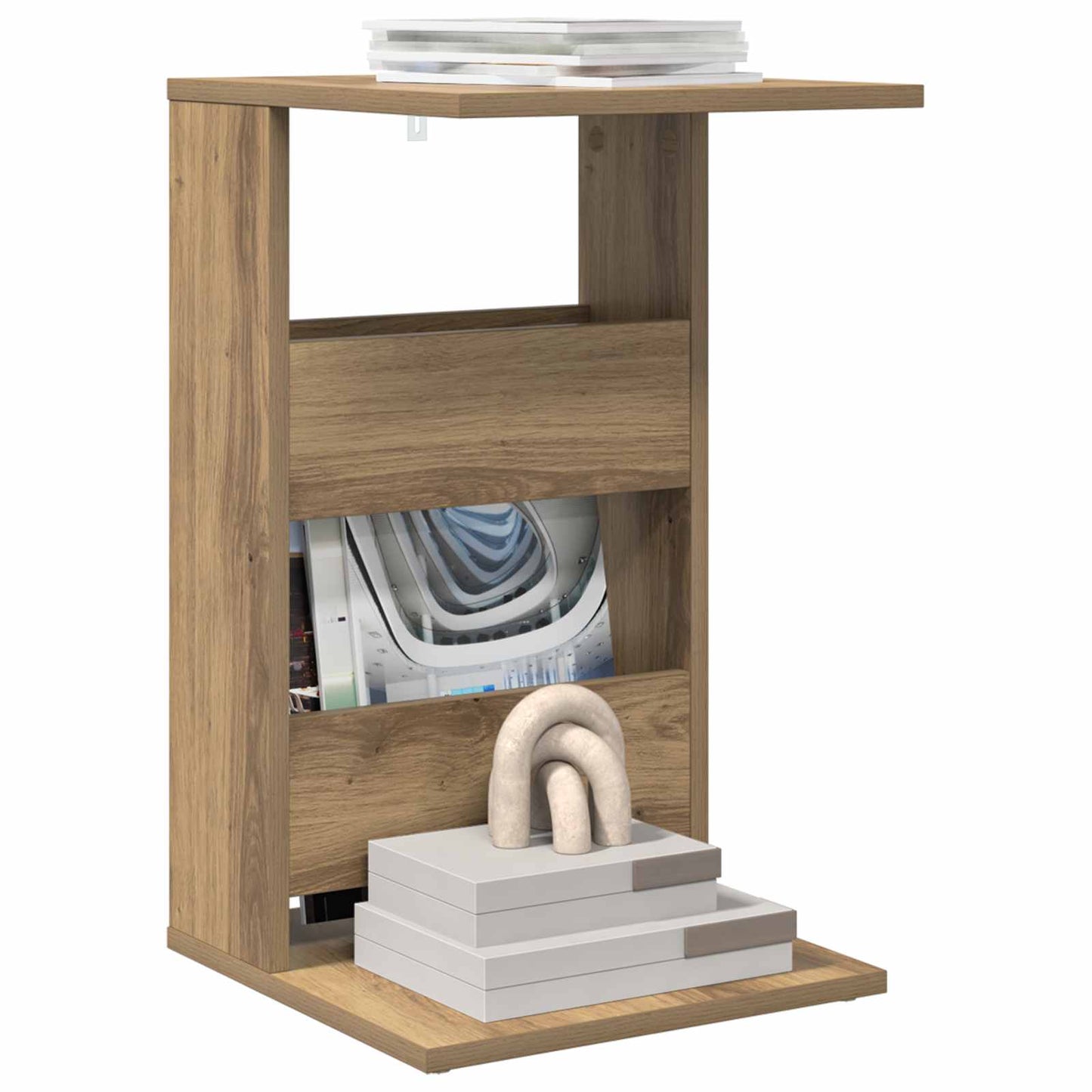 Side Table Artisan Oak 40 x 35 x 60.5 cm Engineered Wood