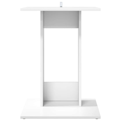 Side Table White 45 x 40 x 62.5 cm Engineered Wood