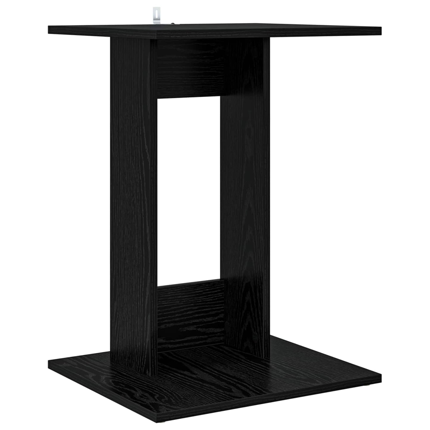 Side Table Black Oak 45 x 40 x 62.5 cm Engineered Wood