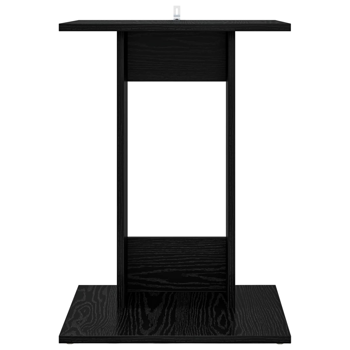 Side Table Black Oak 45 x 40 x 62.5 cm Engineered Wood