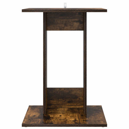 Side Table Smoked Oak 45 x 40 x 62.5 cm Engineered Wood