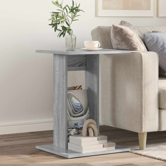 Side Table Grey Sonoma 45 x 40 x 62.5 cm Engineered Wood