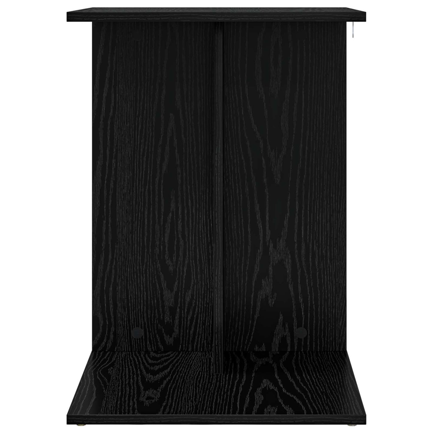 Side Table Black Oak 45 x 40 x 62.5 cm Engineered Wood