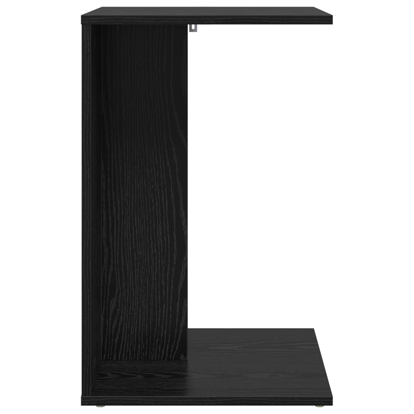 Side Table Black Oak 45 x 40 x 62.5 cm Engineered Wood