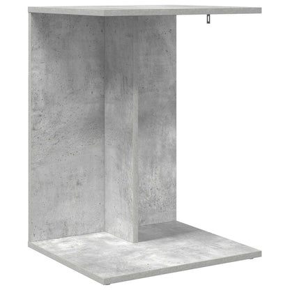 Side Table Concrete Grey 45 x 40 x 62.5 cm Engineered Wood