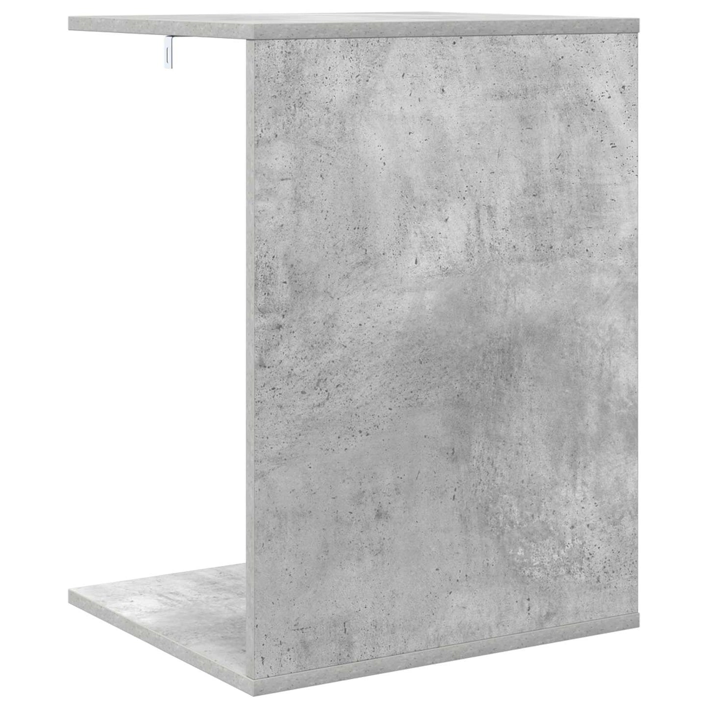Side Table Concrete Grey 45 x 40 x 62.5 cm Engineered Wood