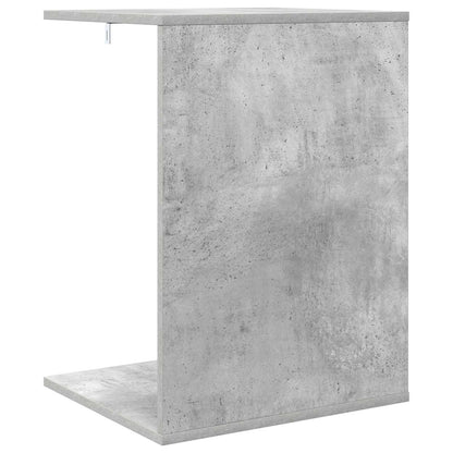 Side Table Concrete Grey 45 x 40 x 62.5 cm Engineered Wood