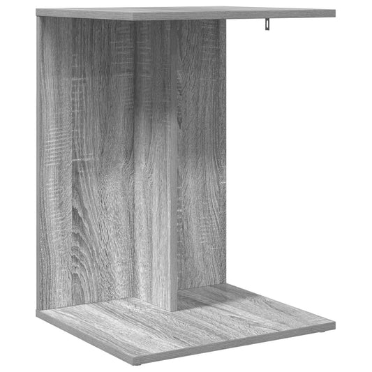 Side Table Grey Sonoma 45 x 40 x 62.5 cm Engineered Wood
