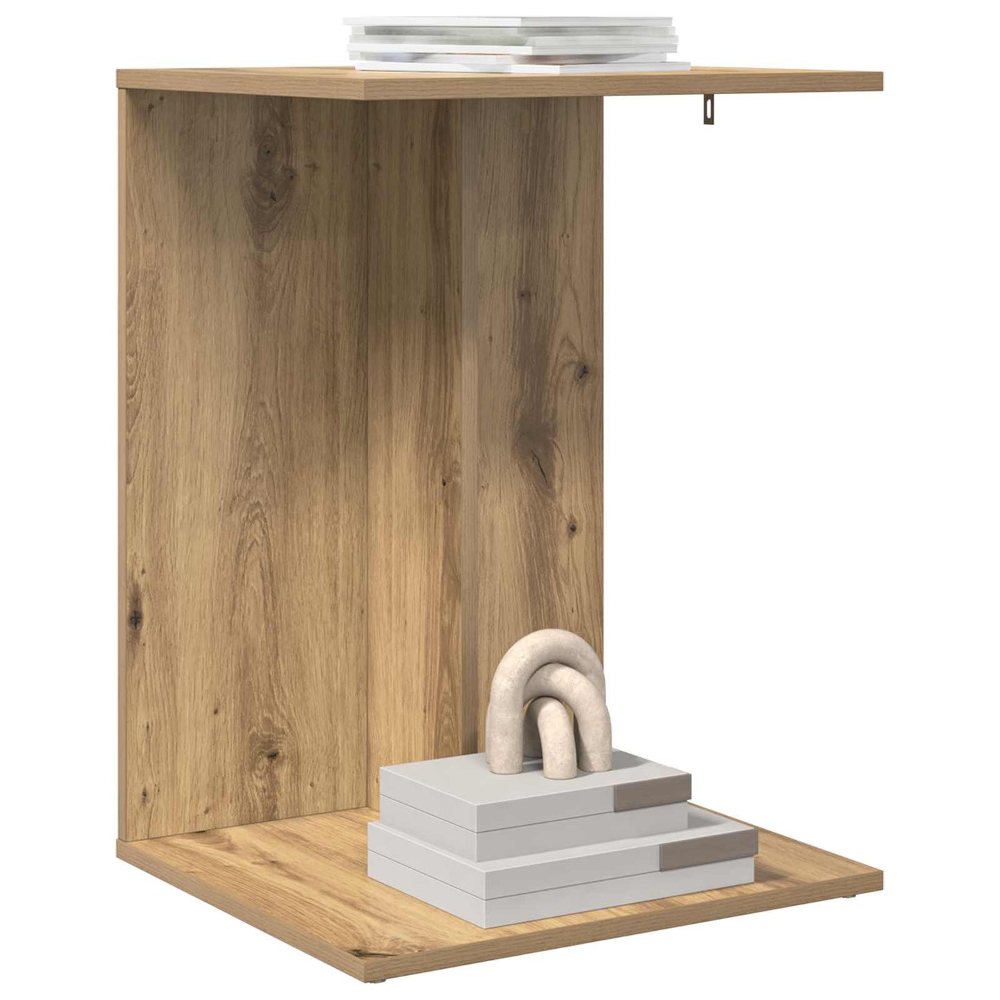 Side Table Artisan Oak 45 x 40 x 62.5 cm Engineered Wood