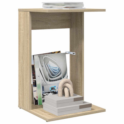 Side Table Sonoma Oak 40 x 38 x 62.5 cm Engineered Wood