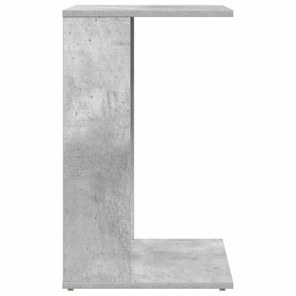 Side Table Concrete Grey 40 x 38 x 62.5 cm Engineered Wood