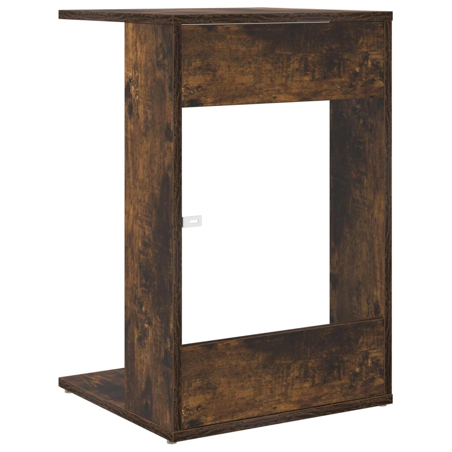 Side Table Smoked Oak 40 x 38 x 62.5 cm Engineered Wood