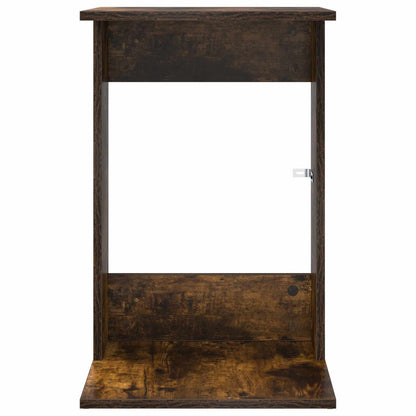 Side Table Smoked Oak 40 x 38 x 62.5 cm Engineered Wood