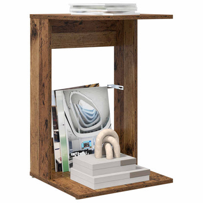 Side Table Old Wood 40 x 38 x 62.5 cm Engineered Wood