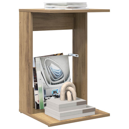 Side Table Artisan Oak 40 x 38 x 62.5 cm Engineered Wood