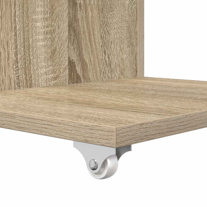 Side Table Sonoma Oak 40 x 35 x 60 cm Engineered Wood