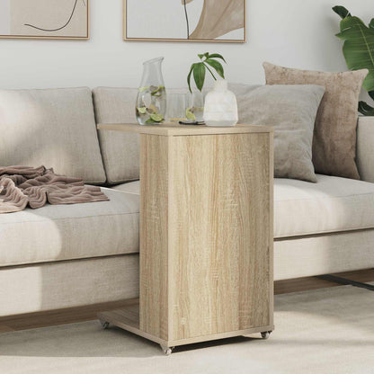Side Table Sonoma Oak 40 x 35 x 60 cm Engineered Wood