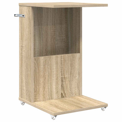 Side Table Sonoma Oak 40 x 35 x 60 cm Engineered Wood