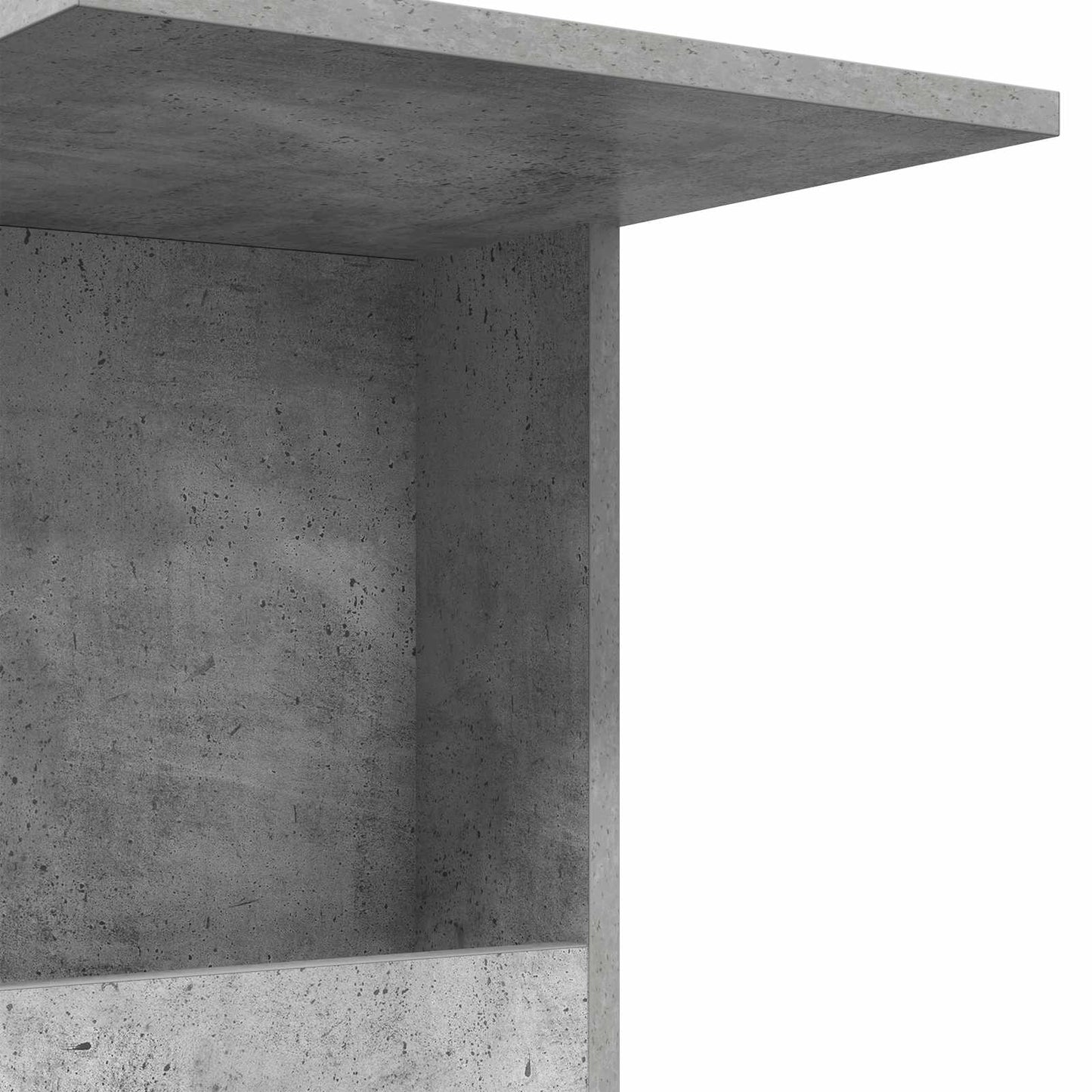 Side Table Concrete Grey 40 x 35 x 60 cm Engineered Wood