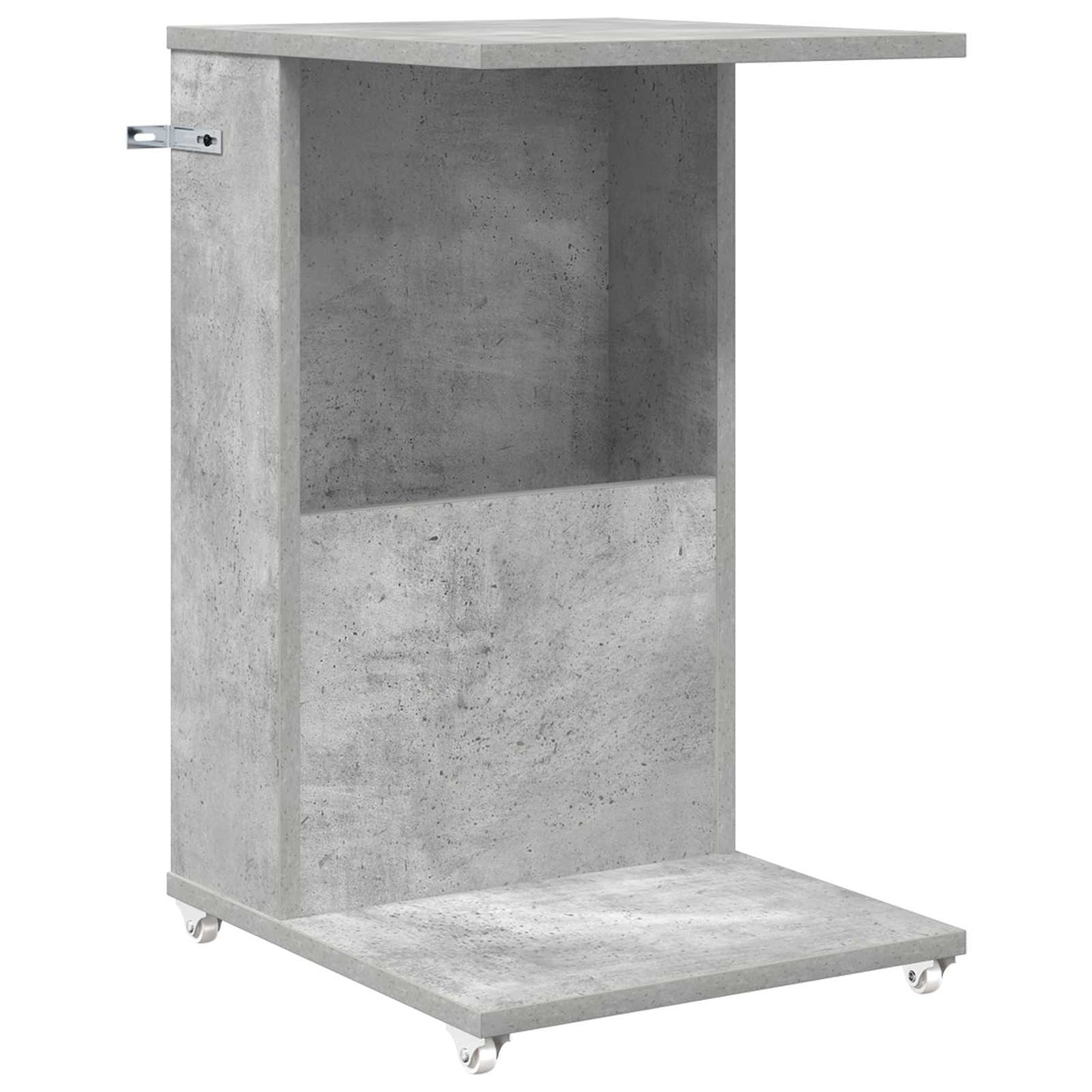 Side Table Concrete Grey 40 x 35 x 60 cm Engineered Wood