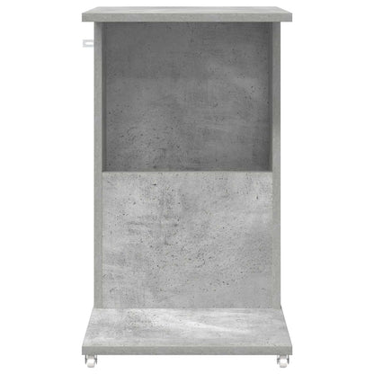 Side Table Concrete Grey 40 x 35 x 60 cm Engineered Wood