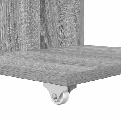Side Table Grey Sonoma 40 x 35 x 60 cm Engineered Wood