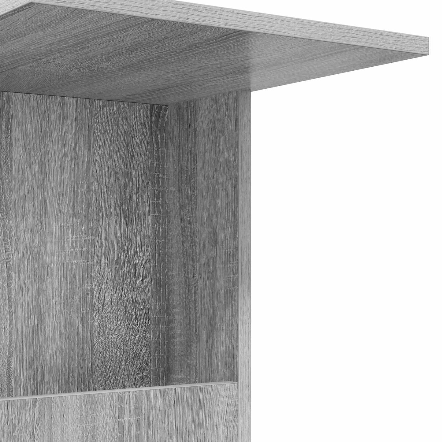 Side Table Grey Sonoma 40 x 35 x 60 cm Engineered Wood