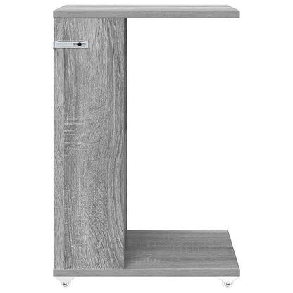 Side Table Grey Sonoma 40 x 35 x 60 cm Engineered Wood